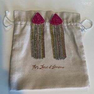 FOR LOVE & LEMONS Azalea Crystal Earrings